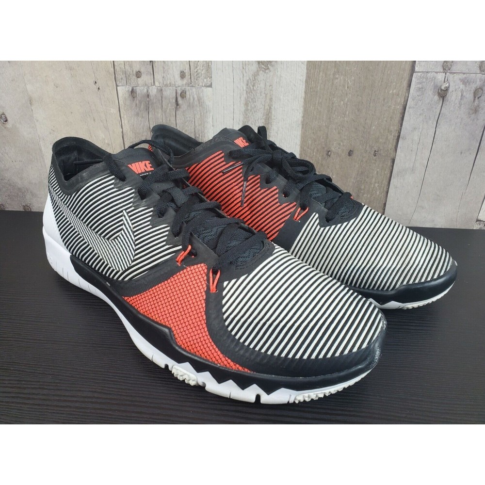 Nike Free Trainer 3.0 V4 Men's Size 12 Sneakers University Red White Black